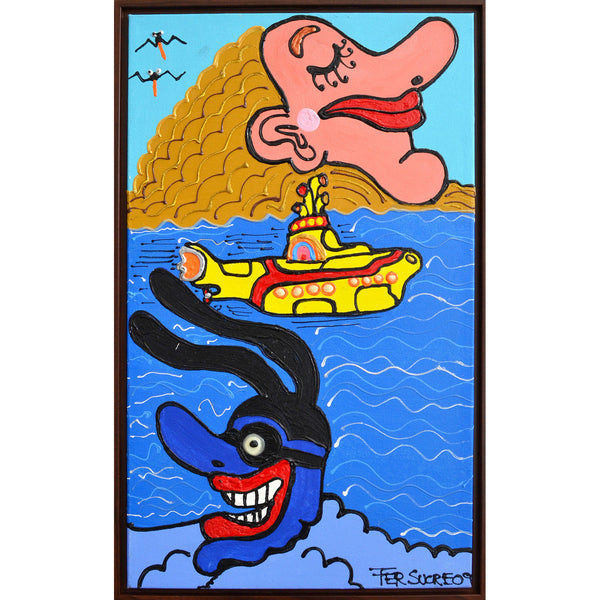 Yellow Submarine. Acrylic and Plastic