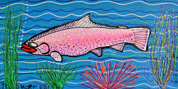 Salmon Fish. Fer Sucre