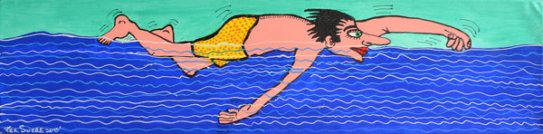 Swimming in the Ocean. Fer sucre