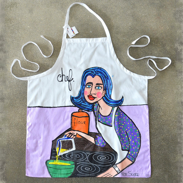 Mixing and Baking Woman Apron