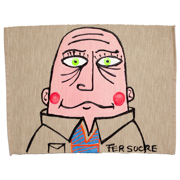 Pops Individual Place Mat painted by Fer Sucre