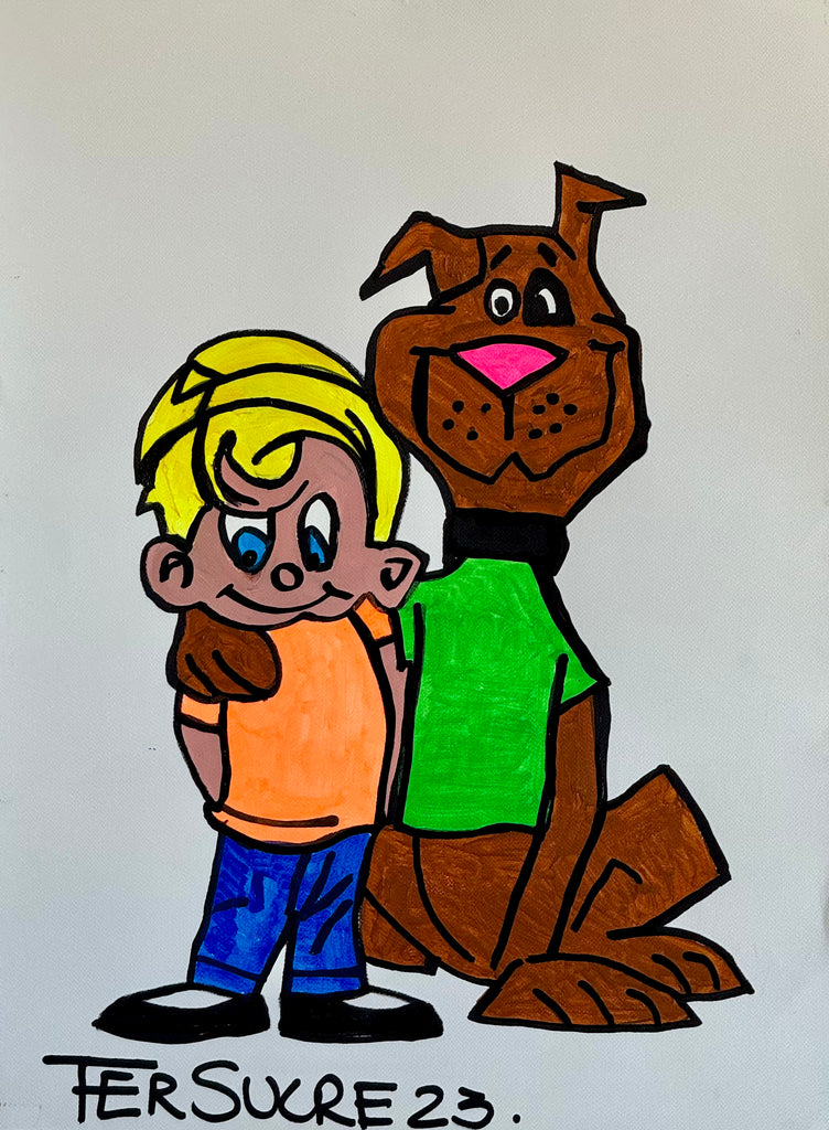 Boy and Dog
