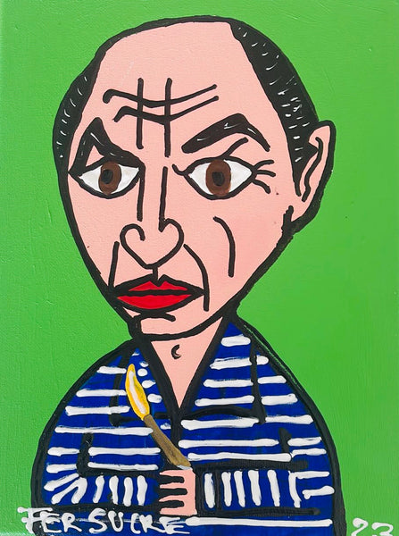 Picasso in green