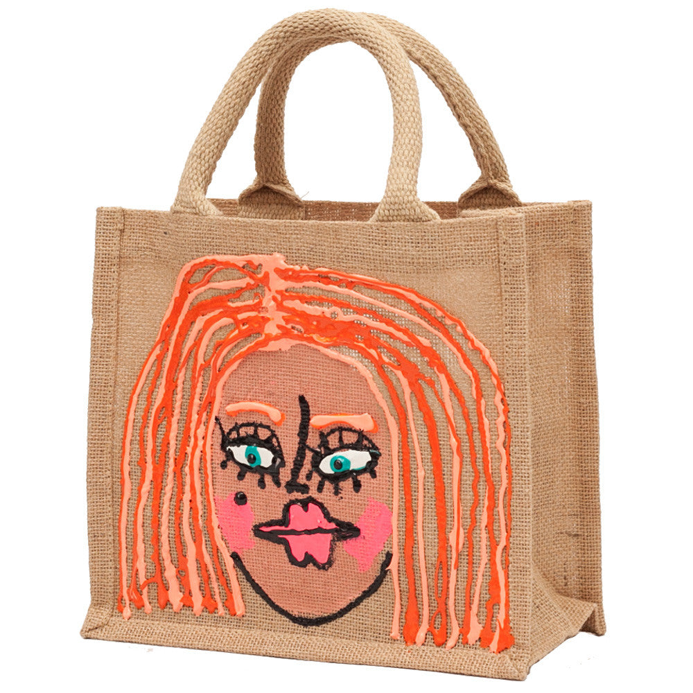 Woman 2 Yute Bag by Fer Sucre . Acrylic and Plastic