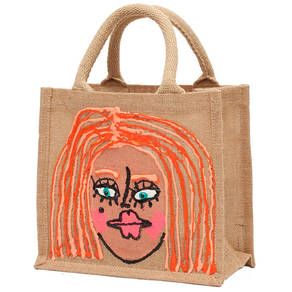 Woman 2 Yute Bag by Fer Sucre . Acrylic and Plastic