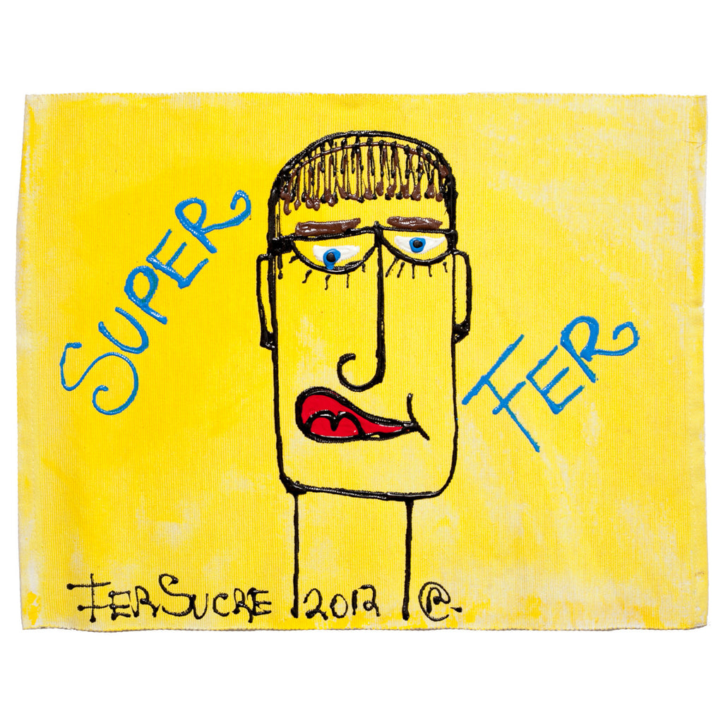 Super Fer Individual Place Mat painted by Fer Sucre
